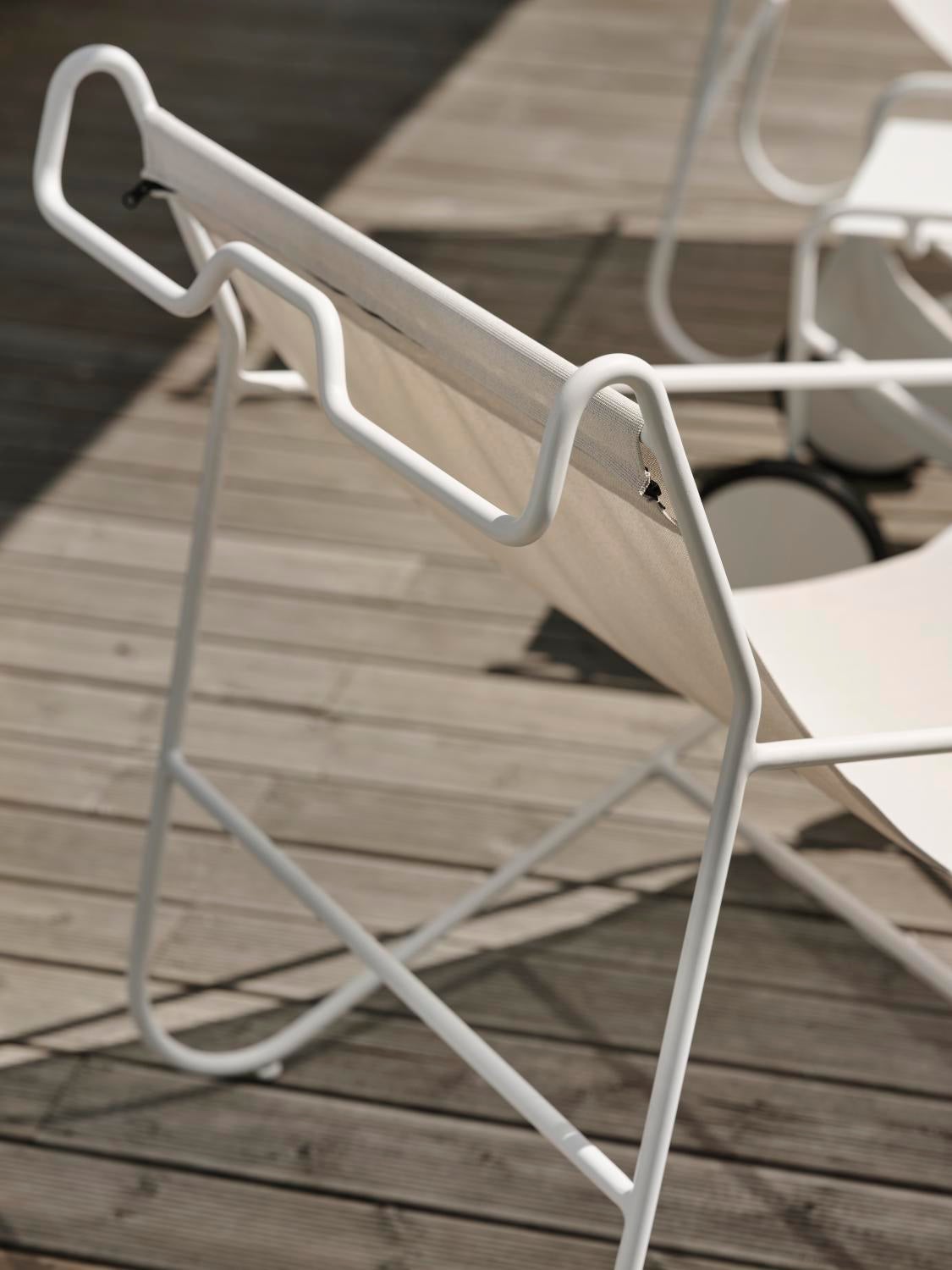 Poul Chair Loungesessel White_Offwhite