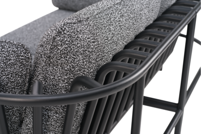 Collier Sessel Schwarz/Teddy Ant