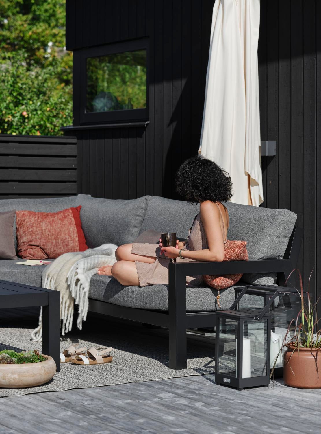 Averio Teppich Hellgrau