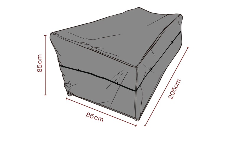 Möbelabdeckung Sofa Schwarz