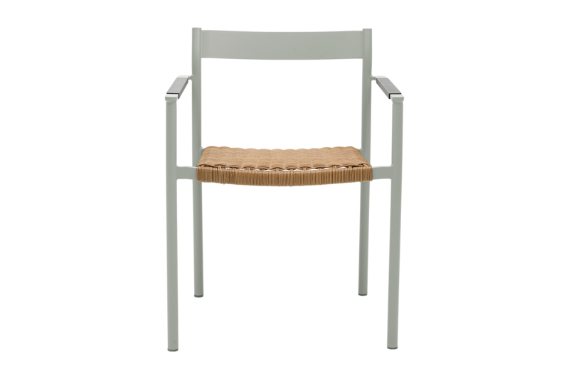 DK Diningstuhl Light Grey/Natur