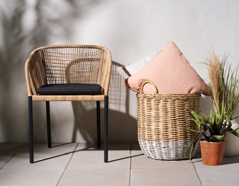 Delta Diningsessel Schwarz/Teddy Black