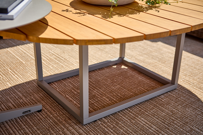 Olive Loungetisch Khaki/Bamboo