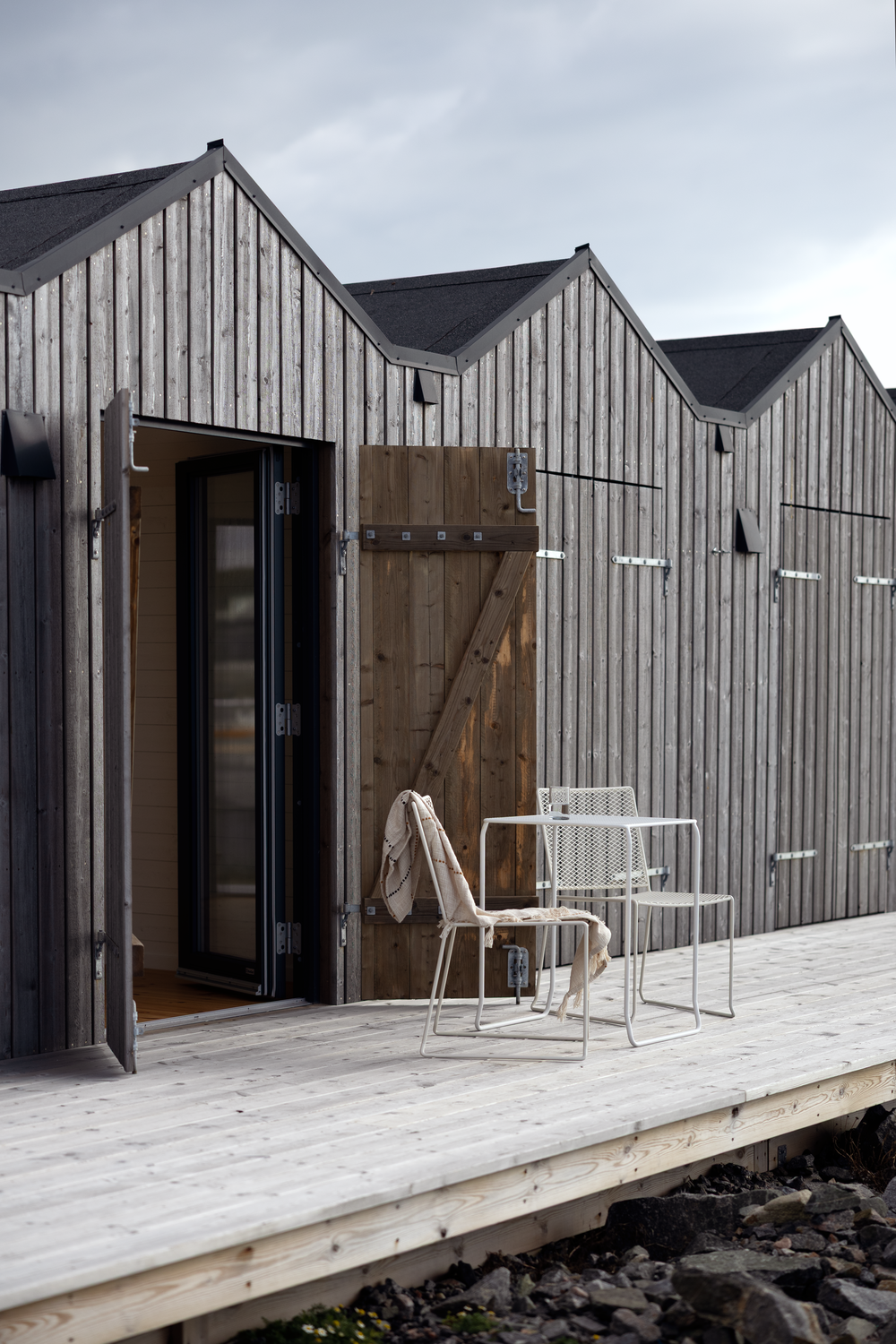 Haru Café-Tisch Pearl white