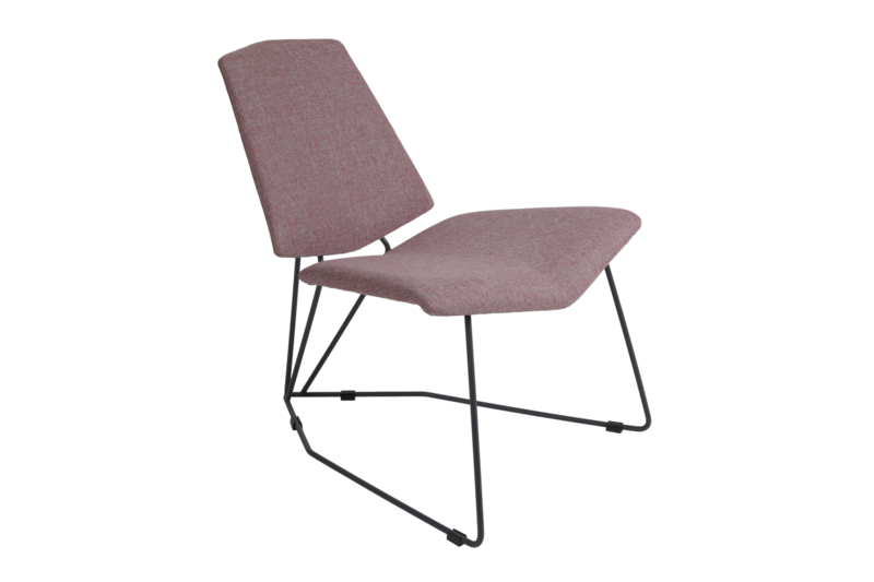 Pollux Sessel Pink/Antrazit