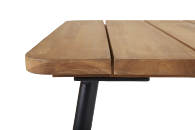Nolli Esstisch Schwarz/teak