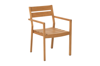 Delia Teak Diningsessel Natur
