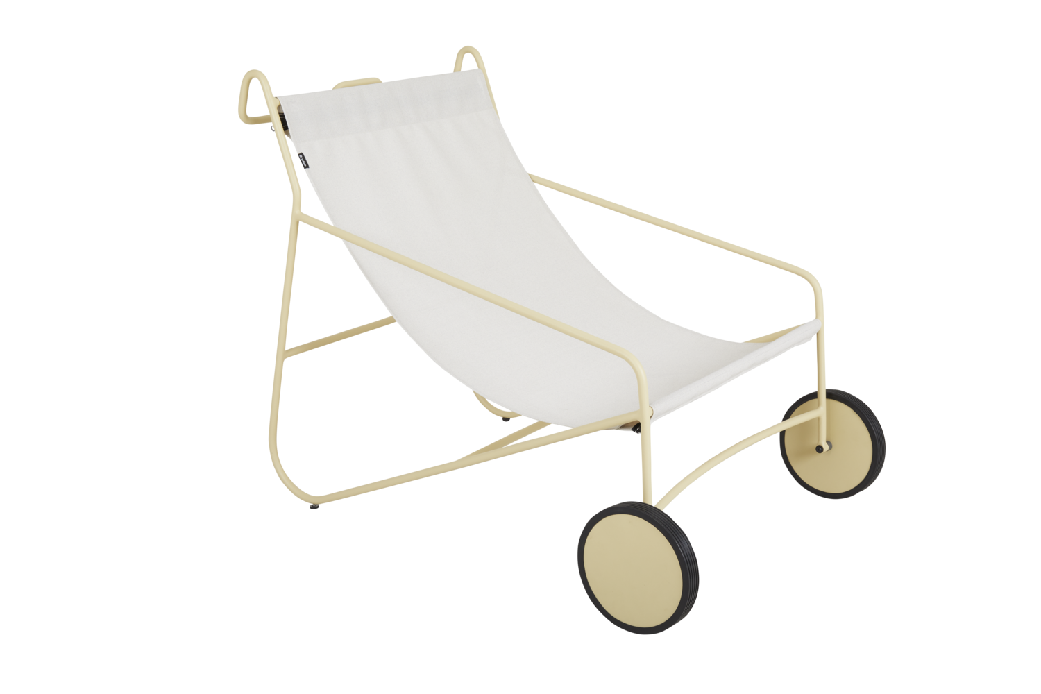 Poul Chair Loungesessel Lemon/Off-white
