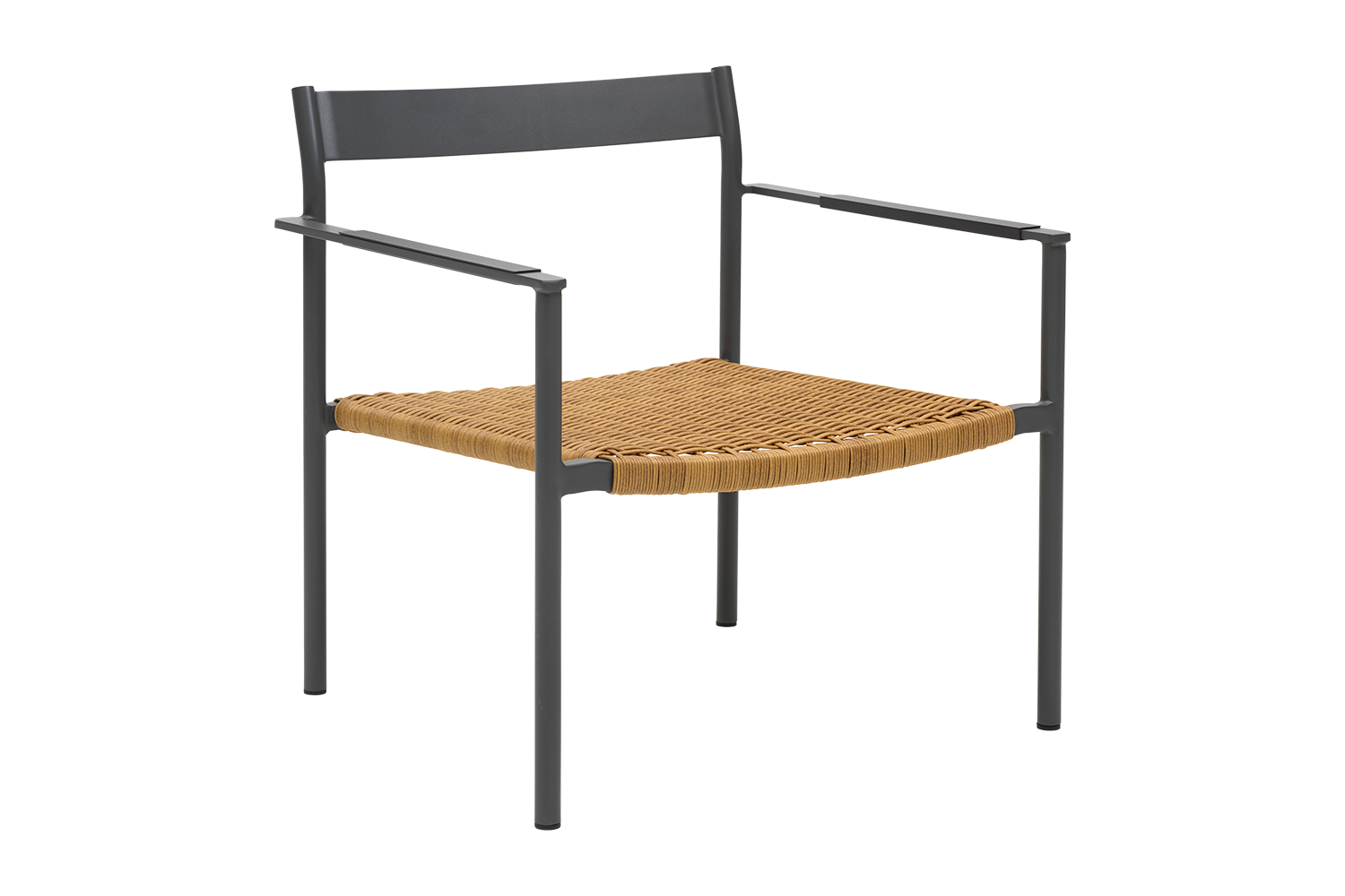 DK Loungesessel Antrazit/Natur