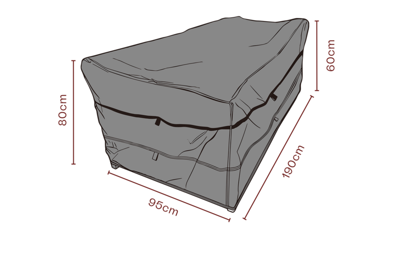 Möbelabdeckung Sofa Schwarz