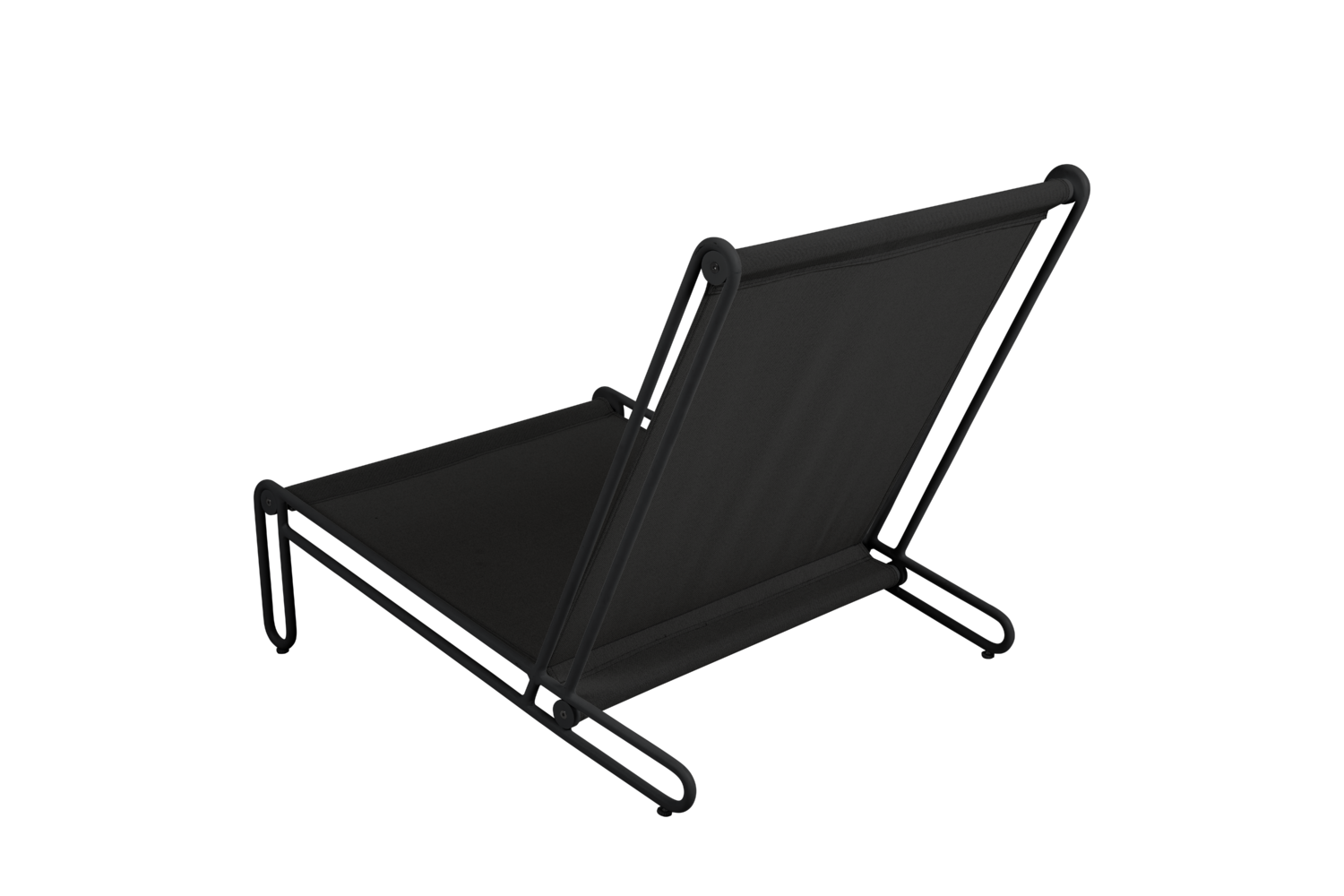 Blixt Loungesessel Schwarz/Cley beige