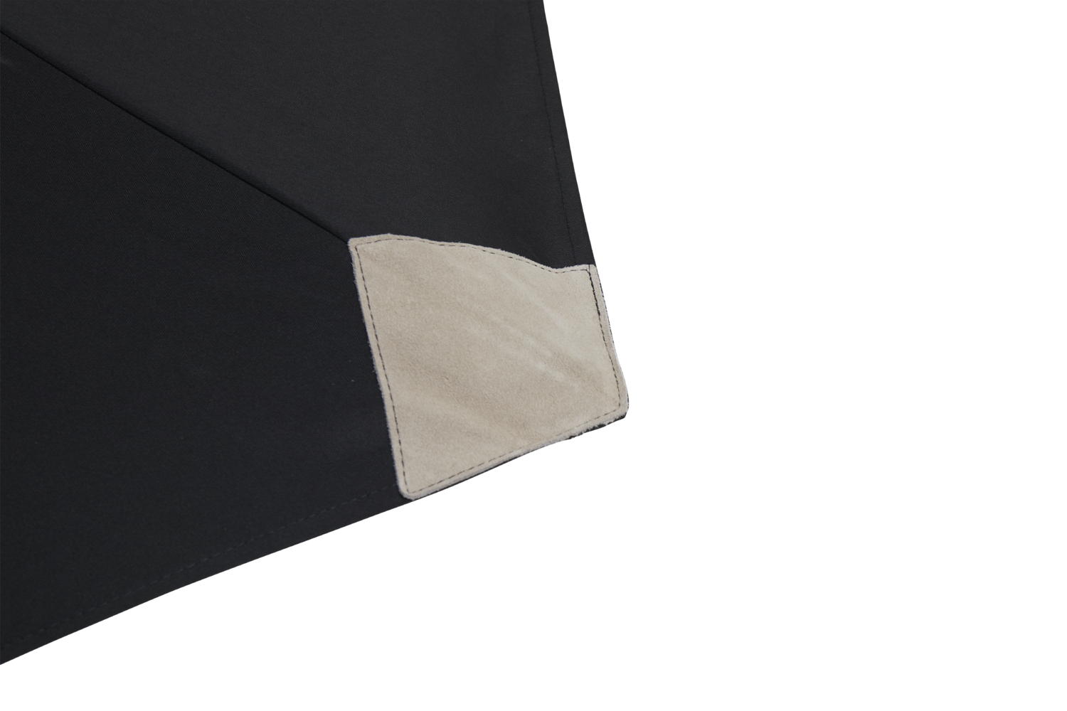 Trieste Sonnenschirm Natur/schwartz