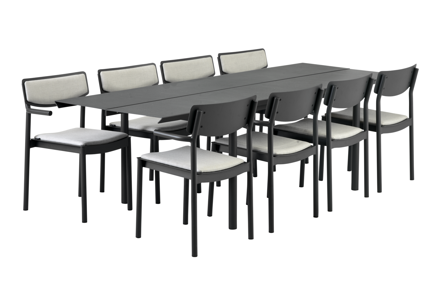 B45 Esstisch Antrazit