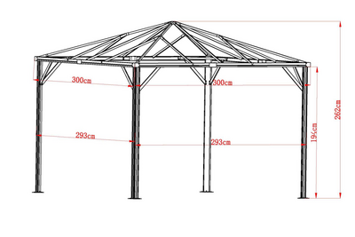 Biella Pavillon Antrazit/Khaki