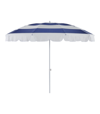 Follina Sonnenschirm Blau/Weiß