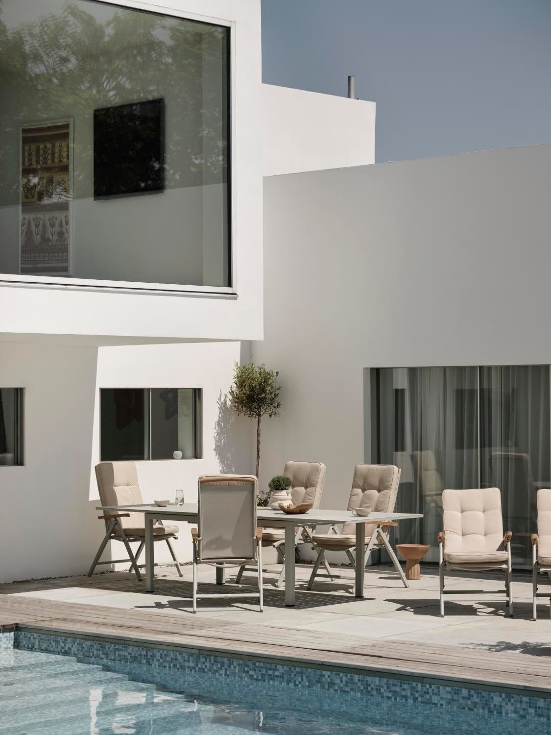 Andy Positionsstuhl Light Grey/Off-White