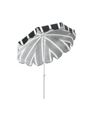 Follina Sonnenschirm Schwarz/weiß