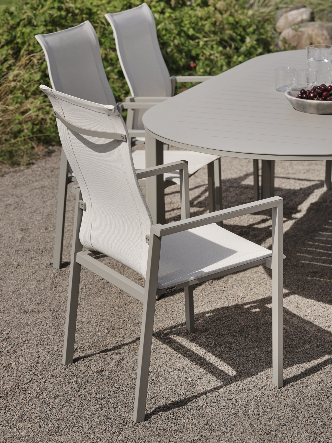 Comfy Diningsessel Khaki/Off-white