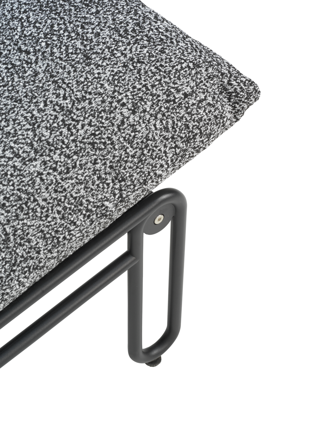 Blixt Loungesessel Schwarz/Teddy Ant