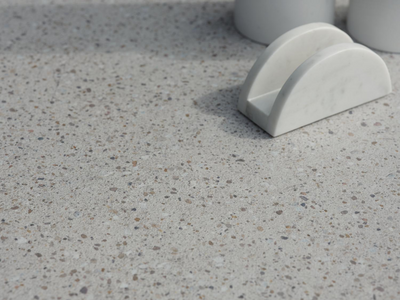 Hillmond Esstisch Khaki/Terrazzo