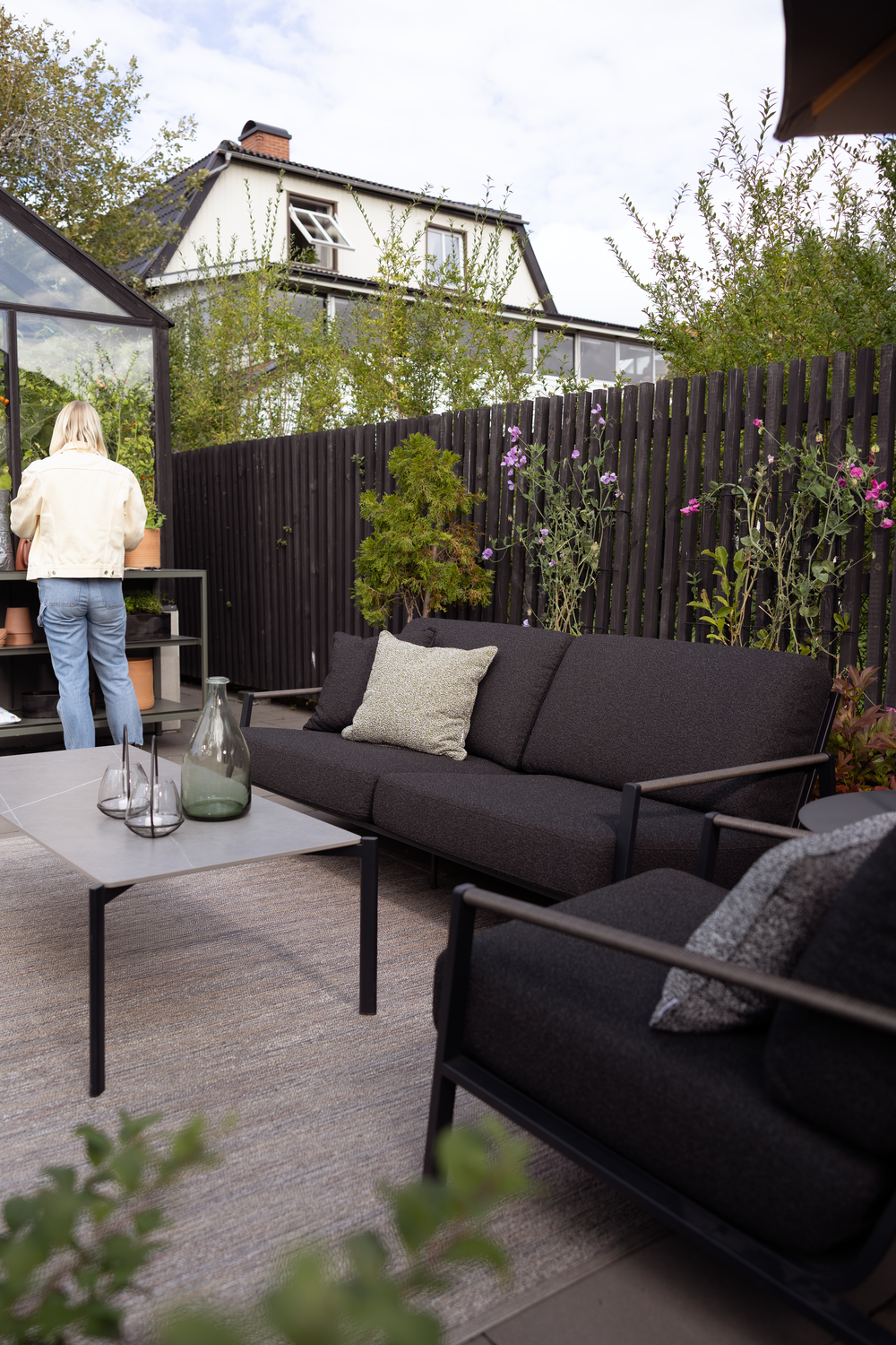 Lyra Sessel Schwarz/Teddy Black