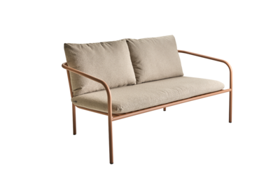 Bendt 2-Sitzer Sofa Peach/Teddy Beige