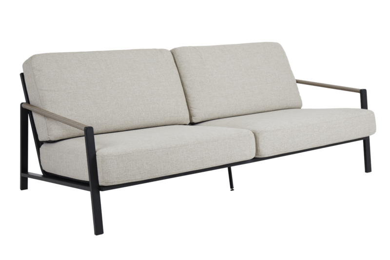 Lyra 2,5-Sitzer Sofa Schwarz/Sand