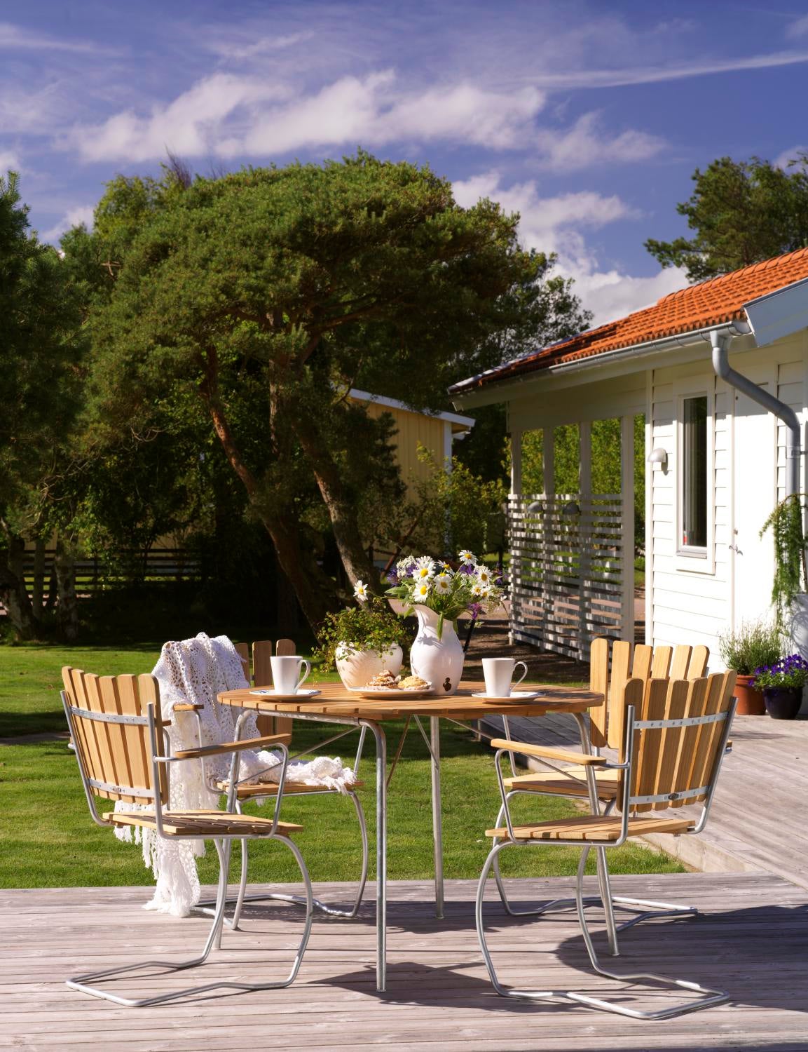 56:an Diningsessel Natur/grau