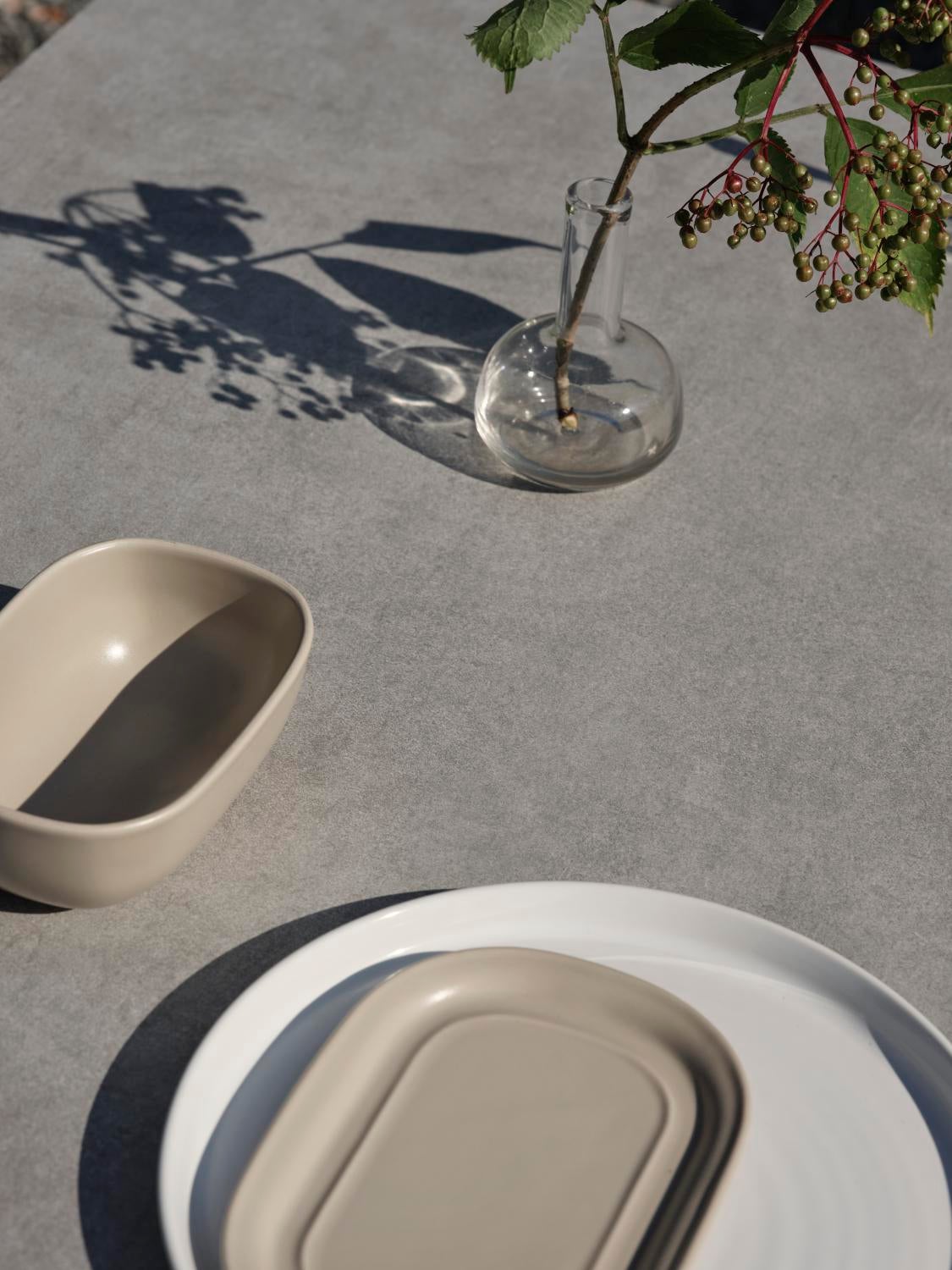 Laminat Tischplatte Grau