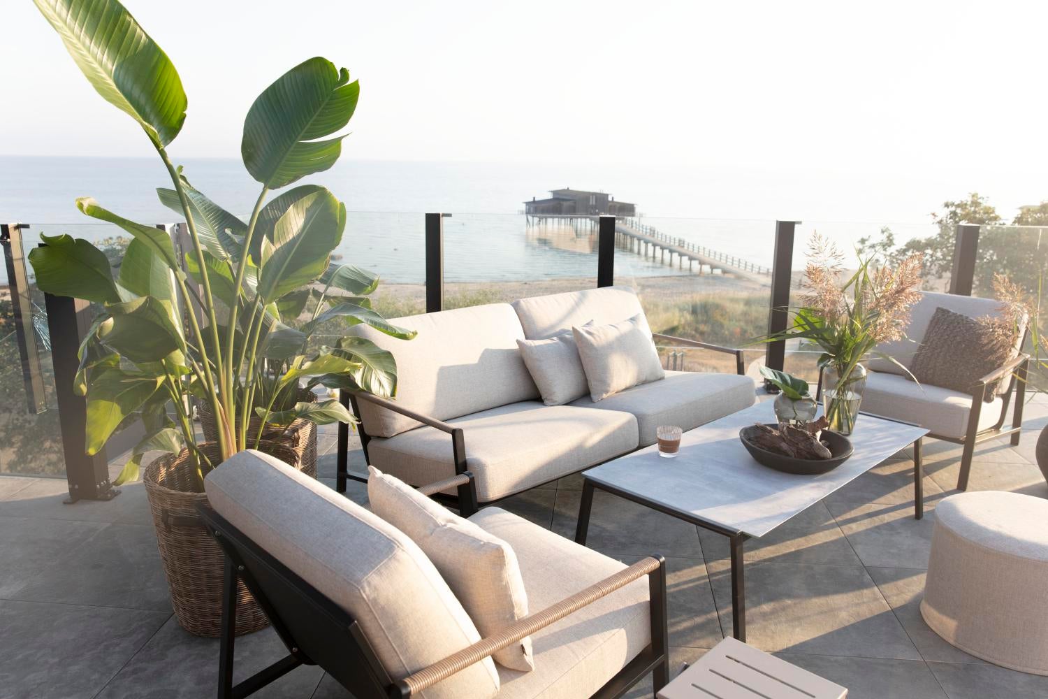 Lyra Sessel Schwarz/Sand