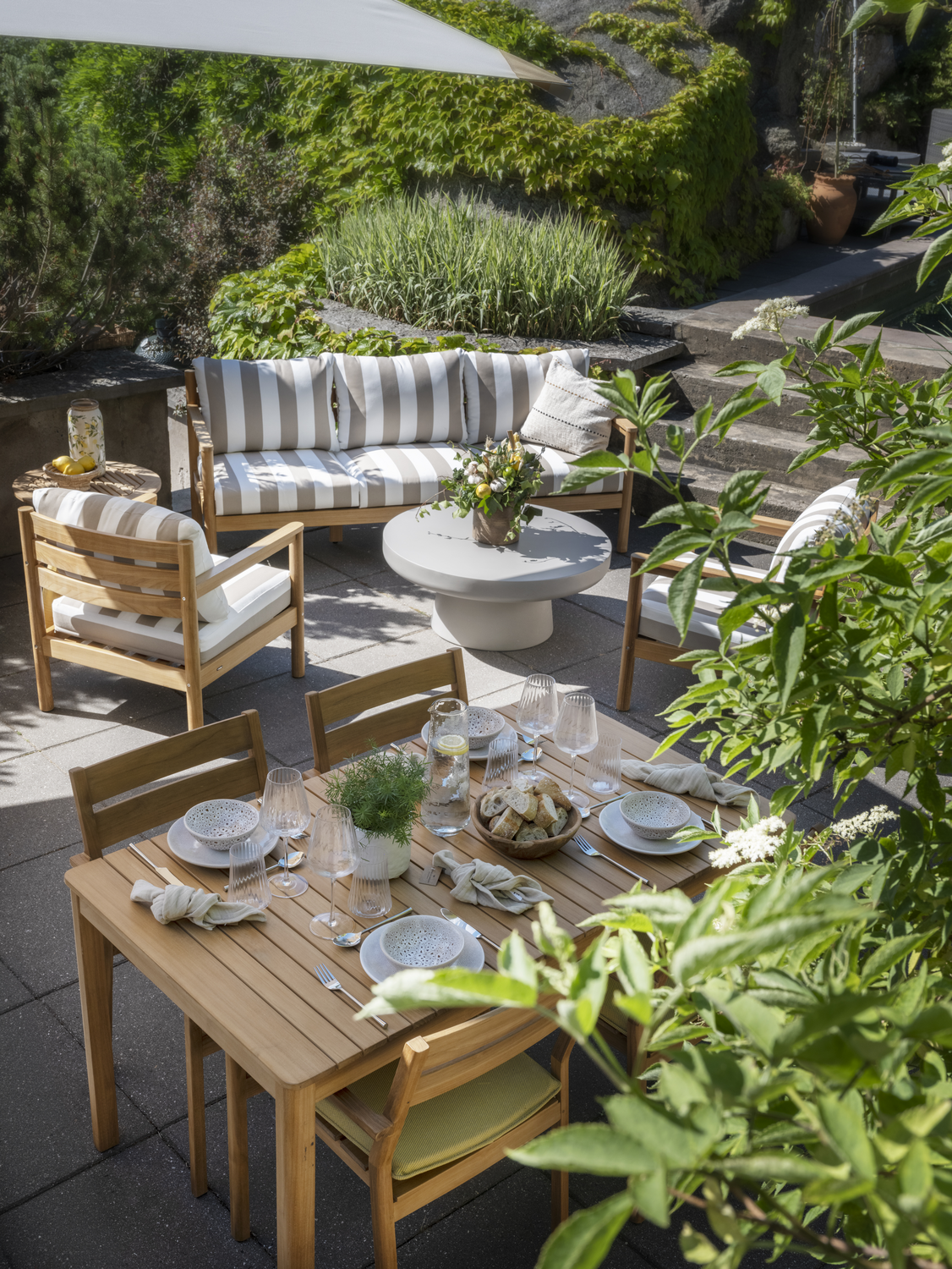 Delia Teak Diningsessel Natur