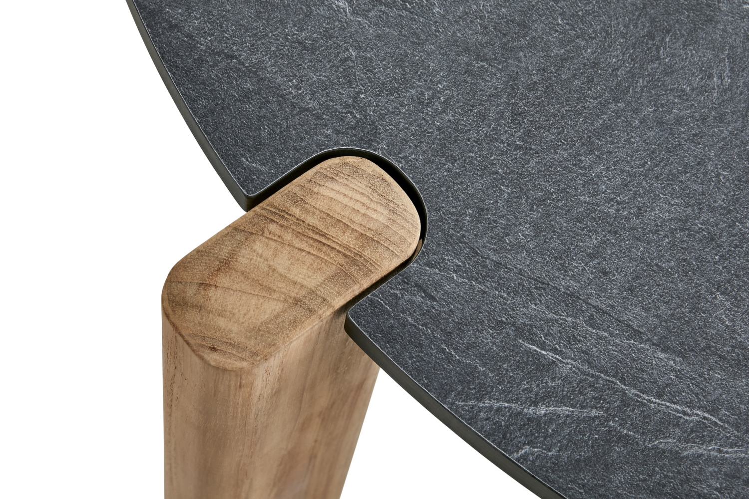 Domino Loungetisch Antrazit/Natur