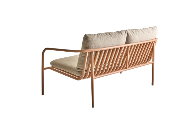 Bendt 2-Sitzer Sofa Peach/Teddy Beige