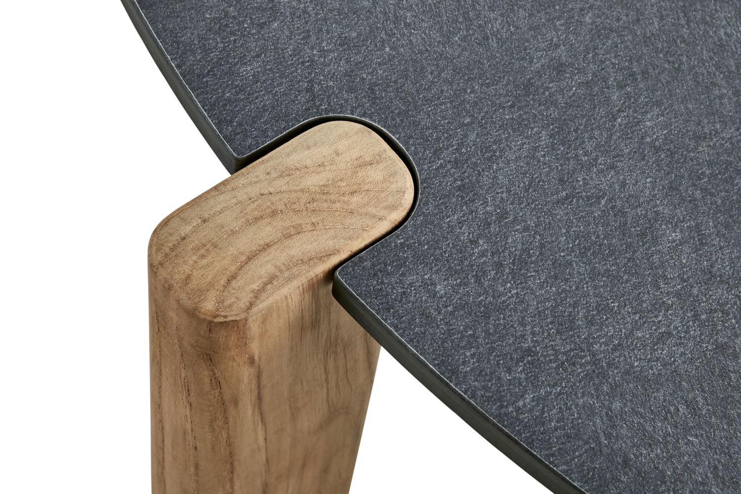 Domino Loungetisch Antrazit/Natur