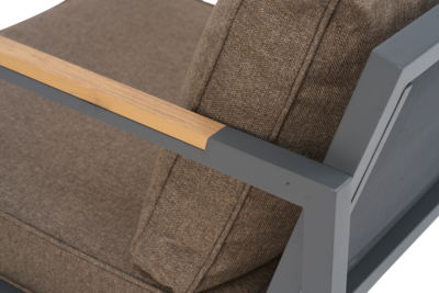 Cap Set Anthrazit/Braun