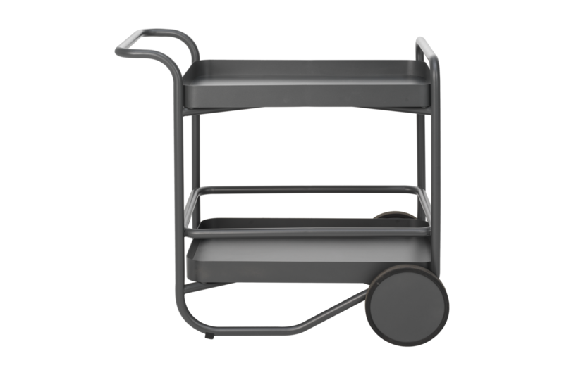 Trolly Servierwagen Antrazit