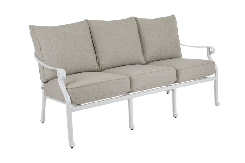 Arras 3-Sitzer Sofa Weiß/Sand