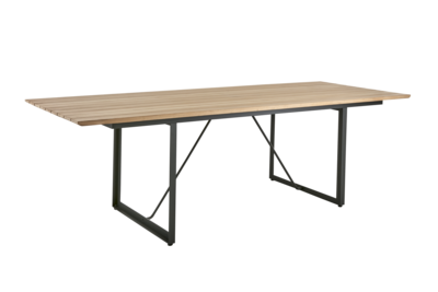 Shad Esstisch Antrazit/Teak