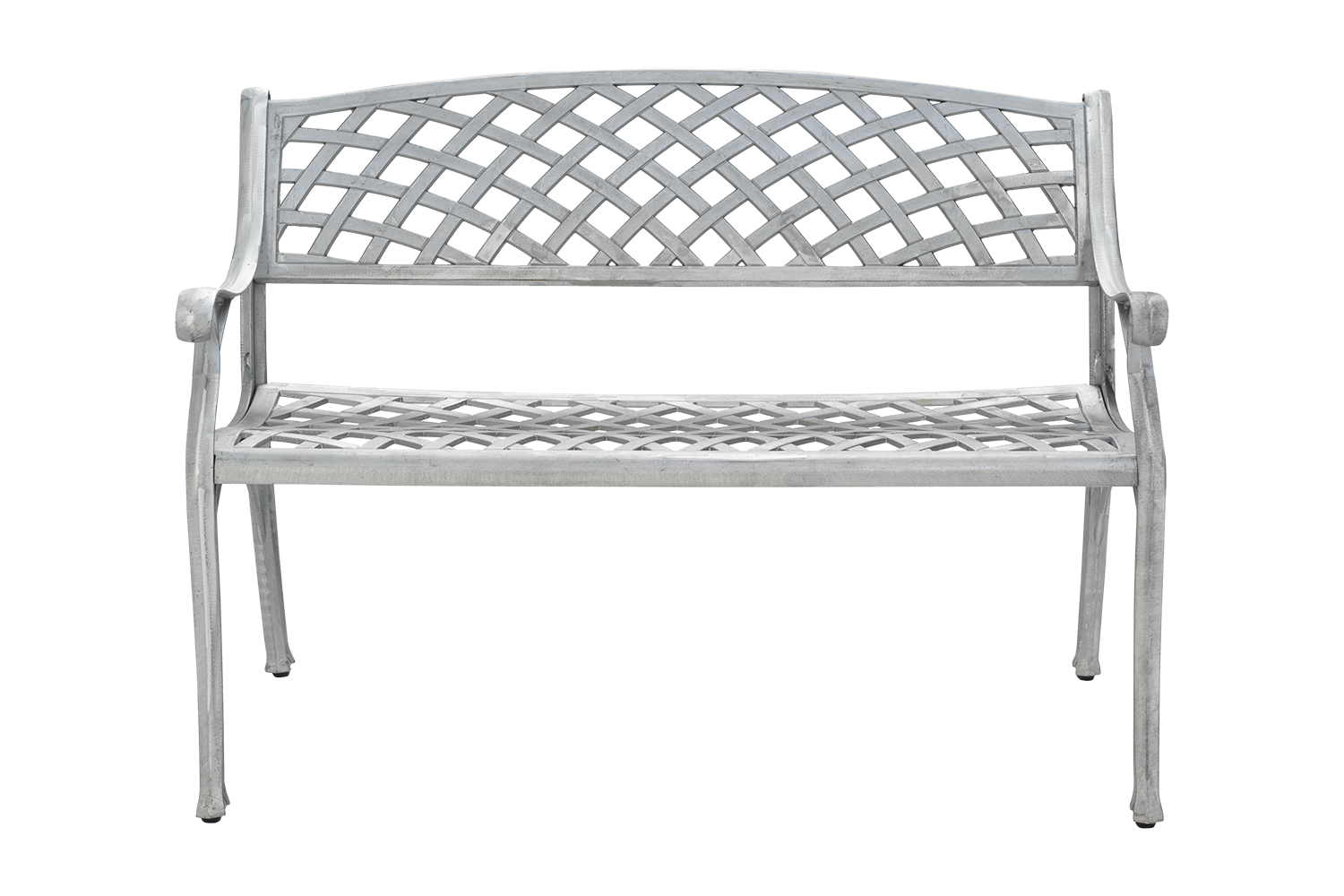 Arras 2-Sitzer Sofa Aluminium