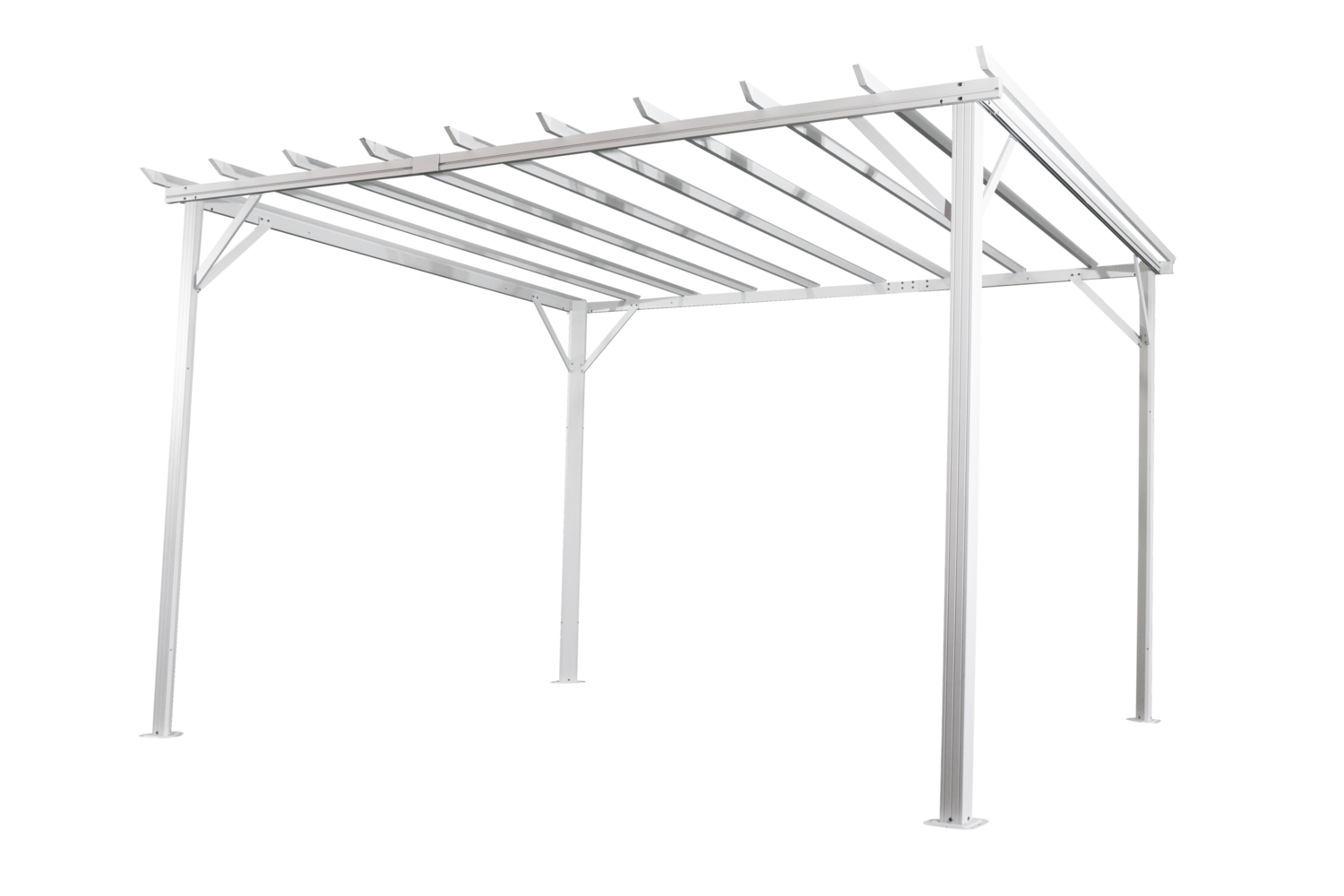 Piode Pergola Weiß/Grau