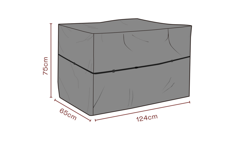 Möbelabdeckung Outdoorküche Schwarz
