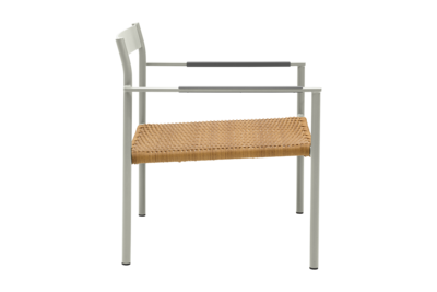 DK Loungesessel Light Grey/Natur