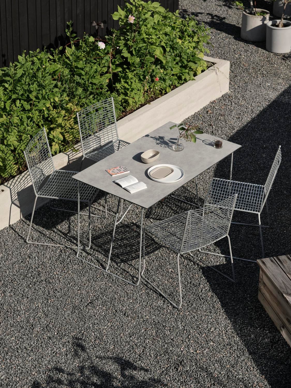 Laminat Tischplatte Beige/terrazzo