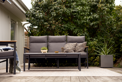 Gordon 3-Sitzer Sofa Anthrazit/Soft Dawn