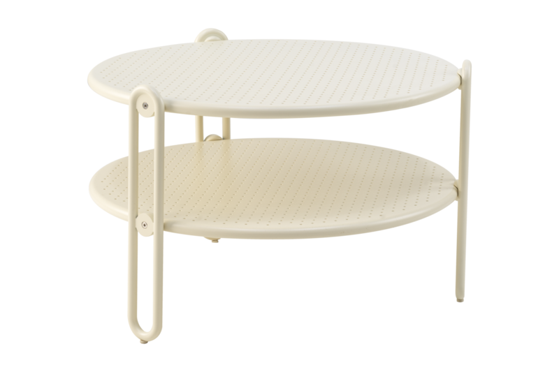 Blixt Loungetisch Pearl white