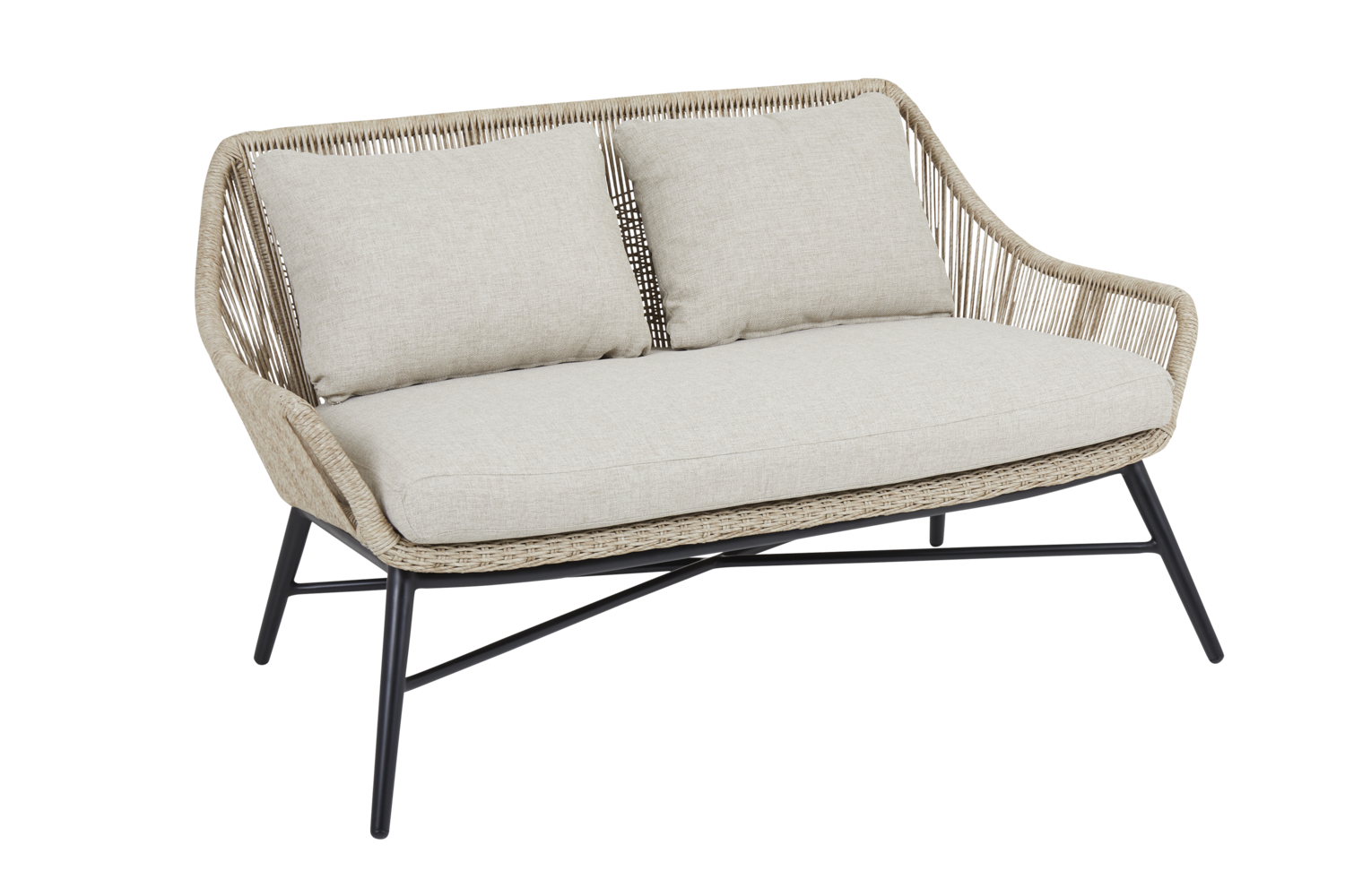 Pembroke 2-Sitzer Sofa Beige/beige