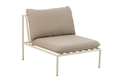 Collier Mitte Pearl White/Teddy Beige