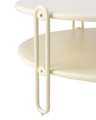 Blixt Loungetisch Pearl white