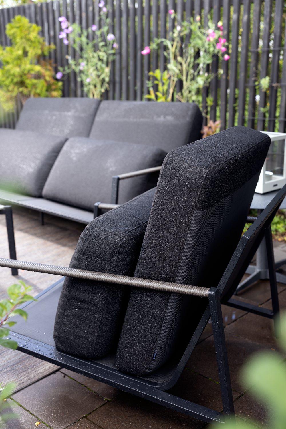 Lyra Sessel Schwarz/Teddy Black