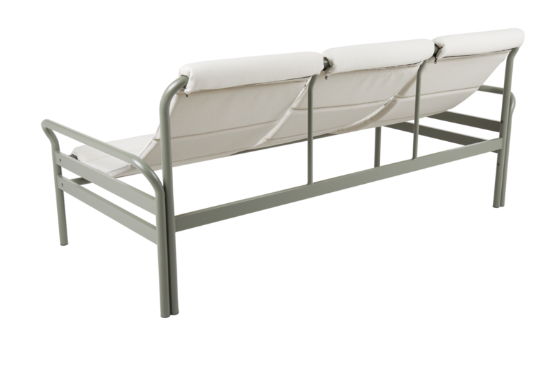Sling 3-Sitzer Sofa Nordic Green/Vanilla White